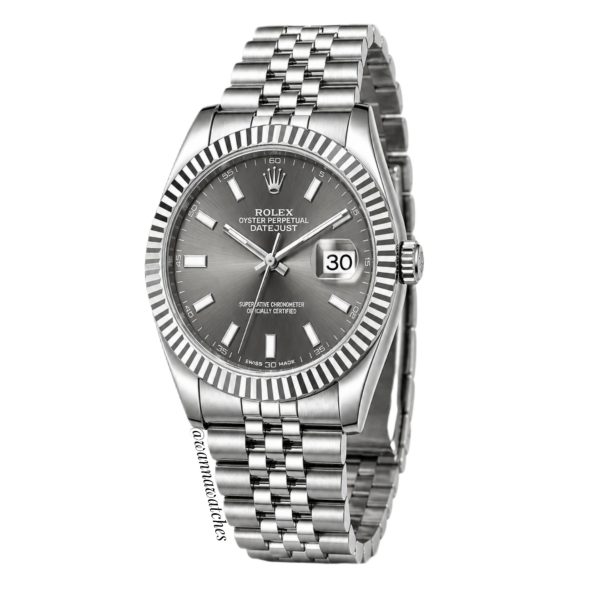 Rolex Datejust 41 Acero Brazalete Jubilee Esfera Plateada