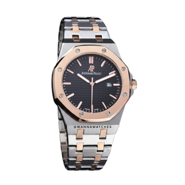 Audemars Piguet Royal Oak 42 Doble Tono Esfera Negra