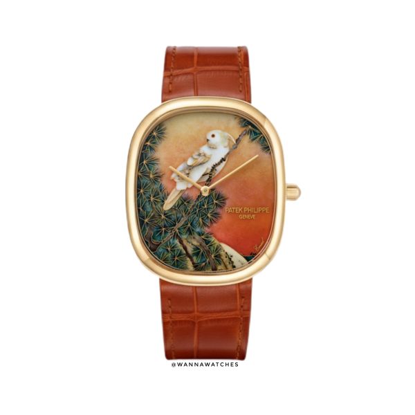 Patek Phillipe Rare Handcrafts Ellipse 35 Oro Amarillo "Arte Japones" Automático AAA