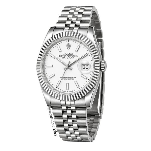 Rolex Datejust 41 Acero Brazalete Jubilee Esfera Blanca