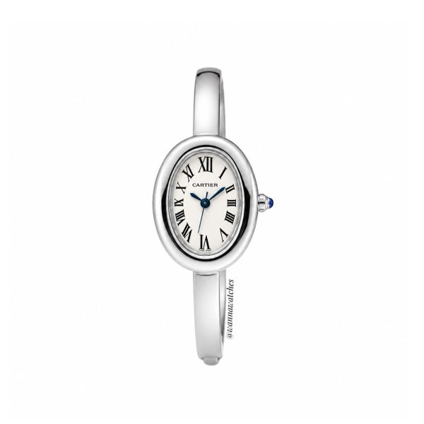 Cartier Baignoire 16x23 Plateado Mini Modelo Brazalete (17)