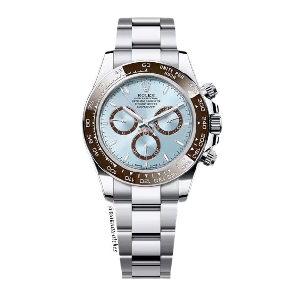 Rolex Daytona Cosmograph 40 "Platona" Acero Esfera Azul Hielo Automático AAA