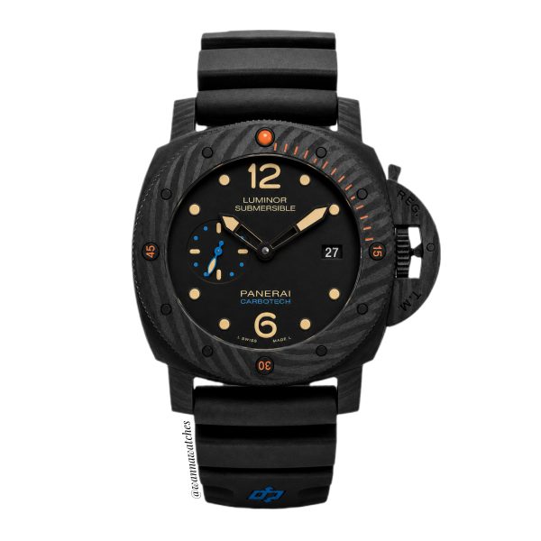 Panerai Luminor 47 Submersible 1950 Carbotech Correa Negra AAA