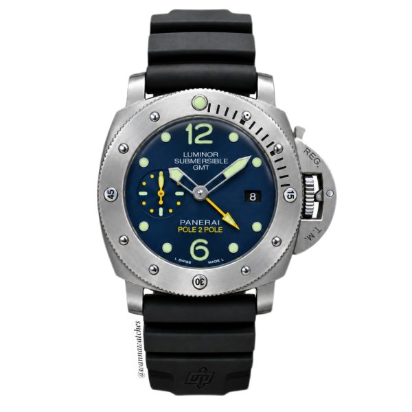 Panerai Luminor 47 Submersible Acero "Mike Horn" Esfera Azul Automatico AAA