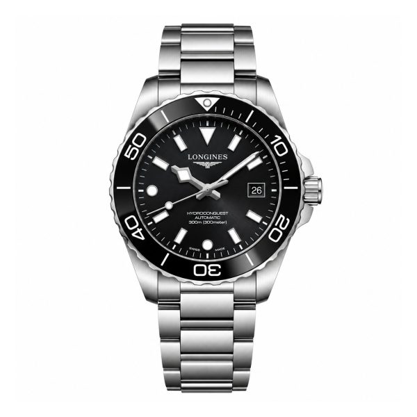 Longines Hydroconquest 41 Acero Negro Mate Automático AAA